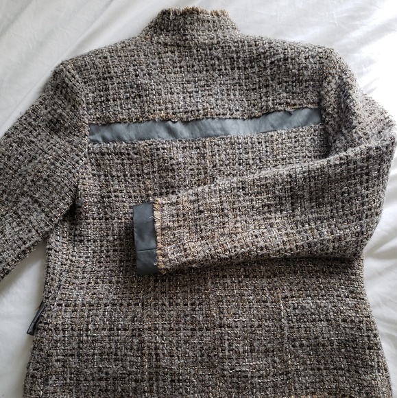 Javier Simorra Barcelona Gray Tweed Blazer - Picture 3 of 8